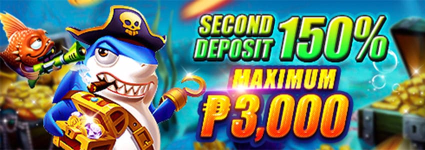 150% na ikalawang Deposit Bonus, ang Maximum Bonus ₱3000