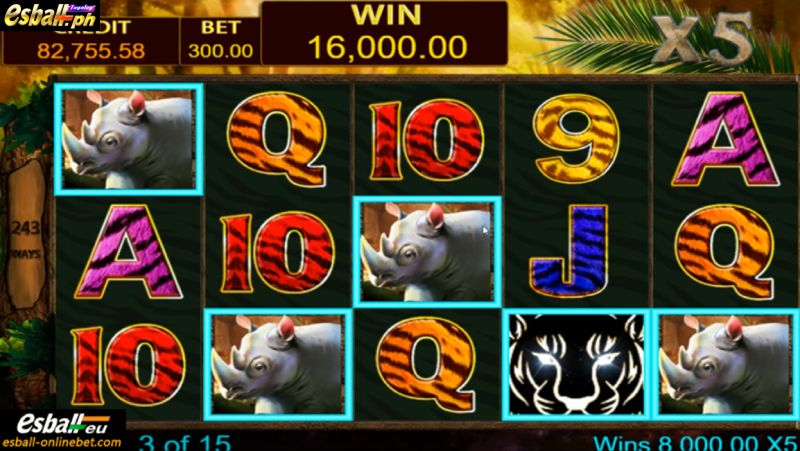 PS 5 Tigers Slot Game, Animal Gone Wild – Higher Chance Win Big