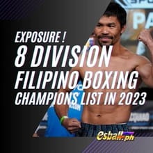 Pagkalantad! 8 Division Filipino Boxing Champions List noong 2024